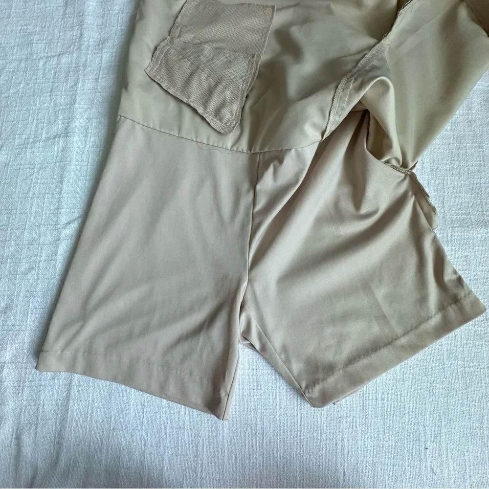 Izod XFG Skort Cream Womens Cool FX Golf Sporty Pockets Size 4 NWOT